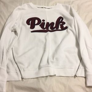 Pink crew neck